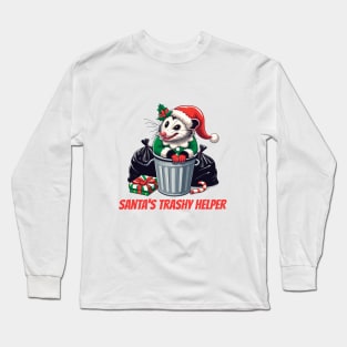 Opossum Christmas Long Sleeve T-Shirt